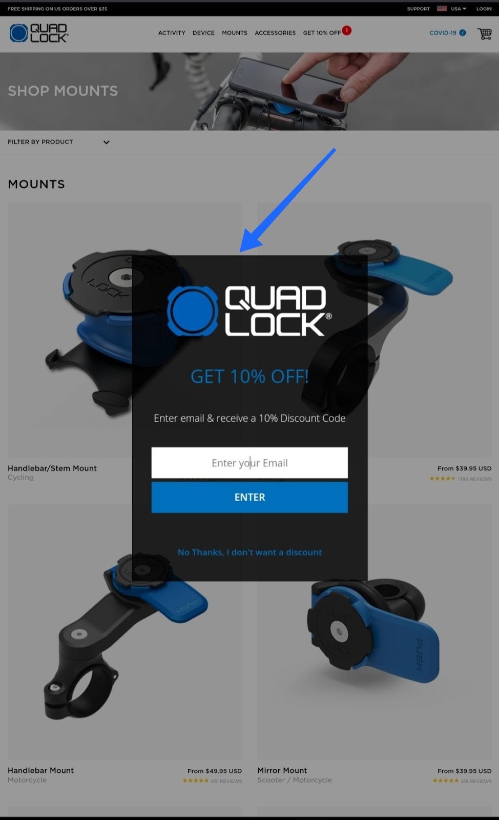 Quad lock