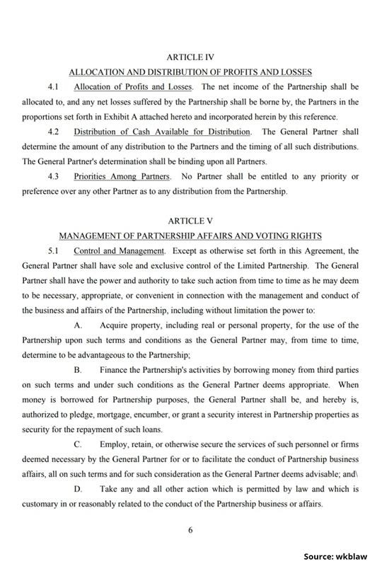 Limited Partnership Agreement-6