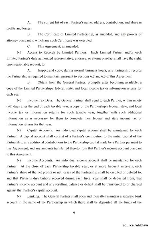 Limited Partnership Agreement-9